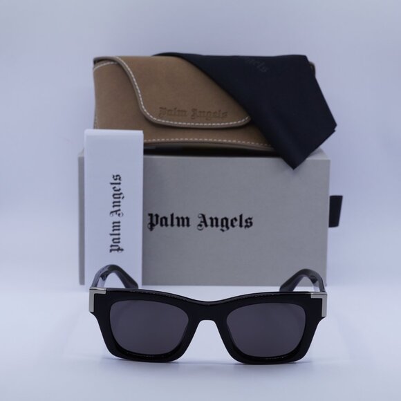 Palm Angels PERI101 WESTPORT 1007 Cat Eye Sunglasses - Black/Dark Grey - Picture 2 of 9